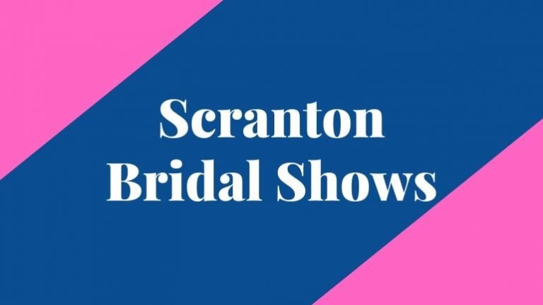 banner that says scranton bridal shows